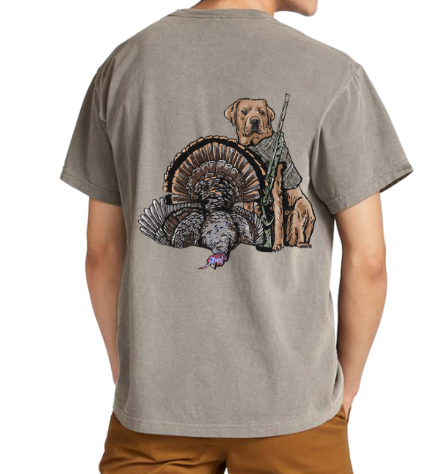 Red Lab with Turkey
