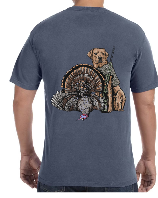 Red Lab with Turkey